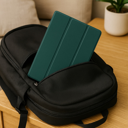 Etui Smart futerał z klapką podstawką do Lenovo Tab K11 Plus 11.45" TB352FU, zielone