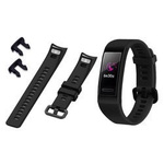 Pasek silikonowy do Huawei Band 3/4 PRO (Czarny)