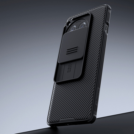 Etui Nillkin CamShield Pro do OnePlus 12R, zielone - ochronne z podstawką, dostęp do portów i przycisków