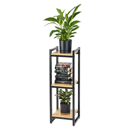 Kwietnik stojący metalowy stojak na kwiaty rośliny loft Vertico 105 cm