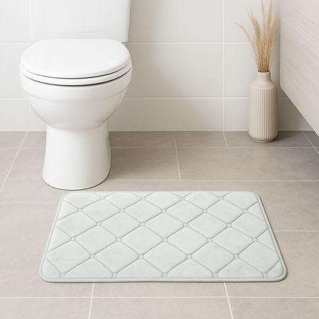 Strado ABM2 Grey super-absorbent bathroom mat quick-drying floor protection