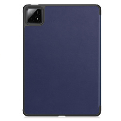 Puzdro Smart na Xiaomi Pad 7 / Pad 7 Pro 11.2 s klapkou / Xiaomi Pad 7 Pro, tmavomodré - ochranné so stojanom