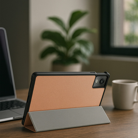 Puzdro Smart s klapkou na Lenovo Tab K11 Plus 11.45 / Lenovo K11 Plus, ružové zlato - ochranné so stojanom
