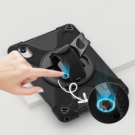 Armored case with strap for Lenovo Tab M11 TB330FU 10.95" (Black)