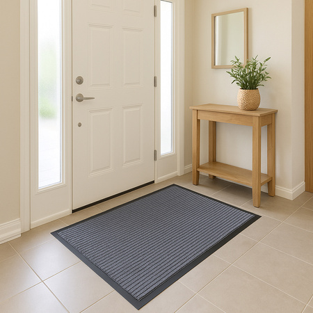 STRADO doormat under shoe door entrance rubber mat 60x90 thick XL