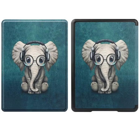 Etui Graphic Kindle Paperwhite 6/ Colorsoft/ Signature Edition- Elephant
