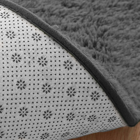 Dywan Alpaca nowoczesny puszysty pluszowy miękki loft salon 60x120, szary
