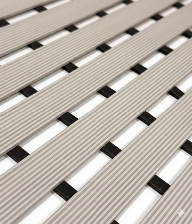 Mata łazienkowa antypoślizgowa do łazienki do wanny pod prysznic 43x61cm (Szara)