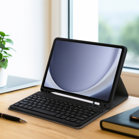 Bluetooth keyboard case for Samsung Galaxy Tab A9 8.7 CFX110 (Black)
