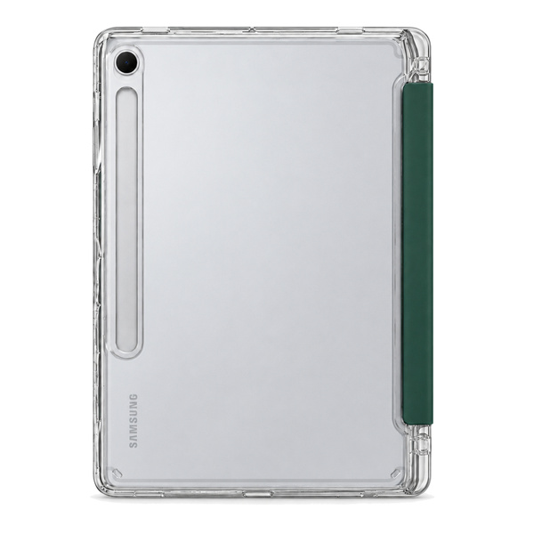Etui do Galaxy Tab S10 Lite 10.9/ S10 FE/ S9 FE/ S9/ S8 z miejscem na rysik - zielone