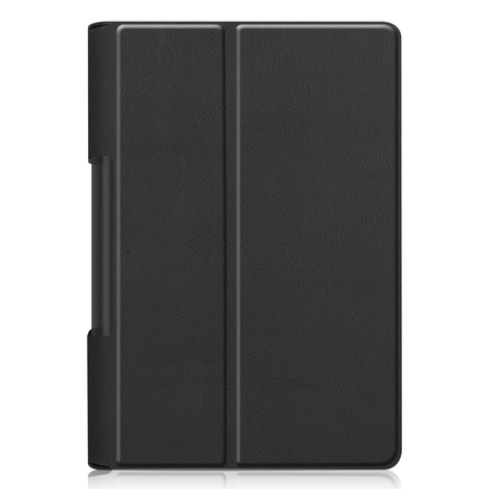 Puzdro Smart na Lenovo Yoga Tab YT s klapkou / Smart Tab, čierne - ochranné so stojanom