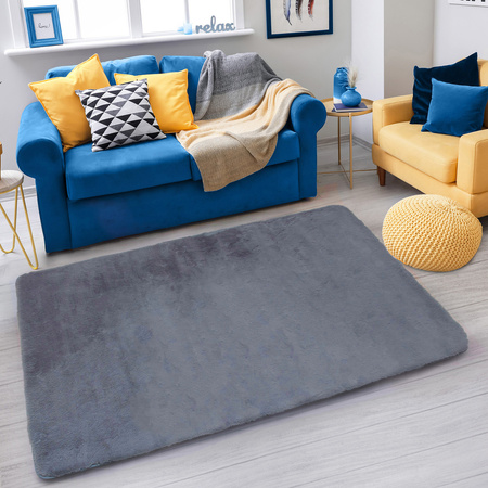 Rabbit Strado Rug 160x200 Silver (Silver)