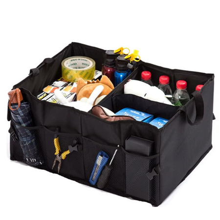 CT2 car organizer for trunk collapsible shopping container accessories and tools