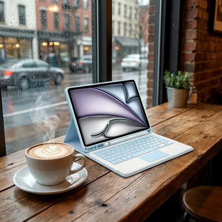 Etui i KLAWIATURA touchpad do iPad Air 11 M3 2025, Air 11 M2 2024 GEN 7, 6