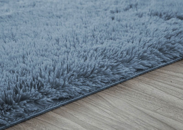 Shaggy Strado 140x200 SilverFur room carpet (Light gray)