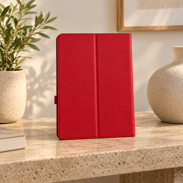 Etui obrotowe do Apple iPad 10.9 2022 gen 10 iPad 11 A16 2025 gen 11 - czerwone
