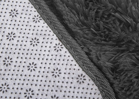 Shaggy Strado 160x200 GreyNight room carpet (Dark gray)