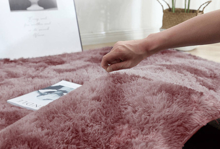 Shaggy Ombre Strado Round Carpet 140x140 OmbrePurple (Pink)