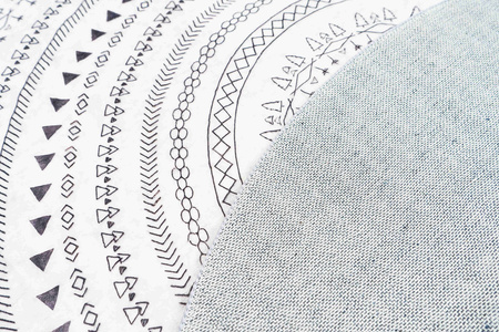 Round carpet NOVO Strado modern oriental pattern for living room Zenith 90x90 cm