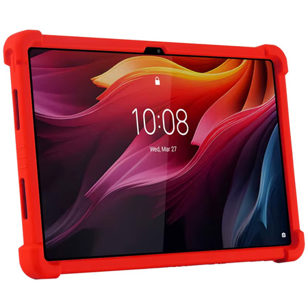 Puzdro pancierové Armor na Lenovo Tab K11 Plus 11.45 / Lenovo K11 Plus 2024 / K11 Plus, červené - ochranné so stojanom
