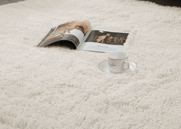 Shaggy Strado rug 160x220 CreamBeige (Beige)