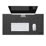 Desk mat mouse pad large Strado 90x45 (Gray)
