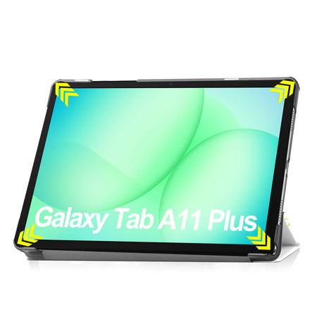 Etui do Galaxy Tab A11+ Plus 10.9 2025 - ochronne z podstawką, dostęp do portów i przycisków