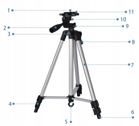 Statyw do telefonu 33-133 cm K10+