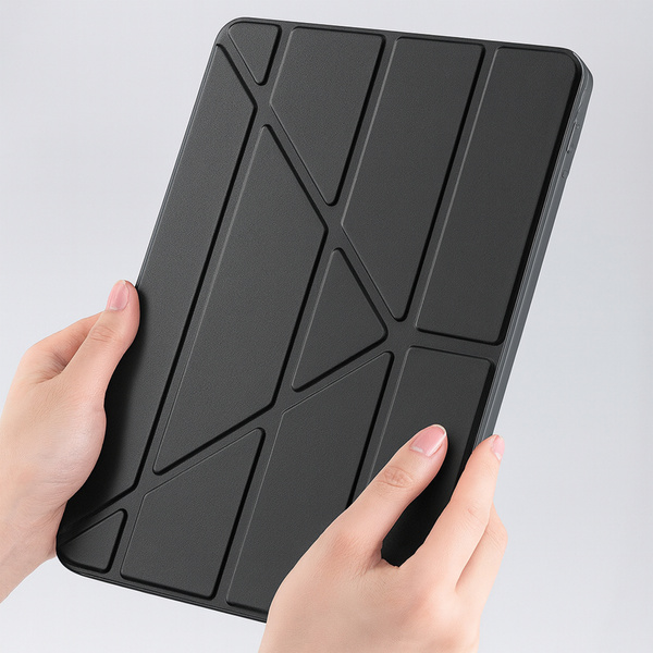 Etui Clear Trifold do Samsung Galaxy Tab S6 Lite 2022 / 24 10.4 - ochronne, czarne