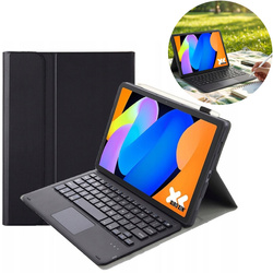 Etui z klawiaturą do Lenovo Idea Tab 11 2025, czarne - ochronne z podstawką