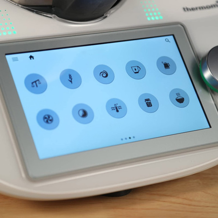 Sklo tvrdené na Thermomix TM6 sklíčko na displej 9H súprava - ochrana displeja 9H, plné krytie, oleofóbne