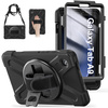 Etui pancerne Shockproof do Samsung Galaxy Tab A9 8 / 8.7 2023, czarne - ochronne z podstawką