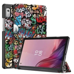 Etui Graficzne z klapką Smart do Lenovo Tab M9 2023 TB310XU TB310FU