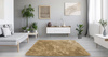 Shaggy Strado room carpet 180x260 CappuccinoCamel (Light brown)