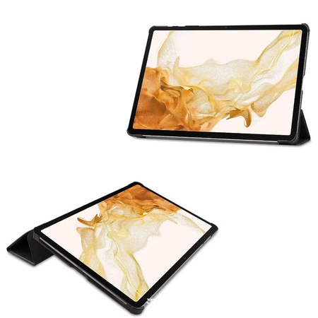 Etui Smart z magnetyczną z klapką do Xiaomi Redmi Pad SE 8.7 2024, czarne - ochronne z podstawką