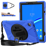 Etui Armor Strap z paskiem do Lenovo Tab M11 10.95 TB330FU TB330XU TB331FC, granatowe