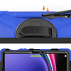 Puzdro Armor s držiakom na Galaxy Tab S9 / S10 FE / Galaxy Tab X716B / Galaxy Tab X510, tmavomodré - ochranné