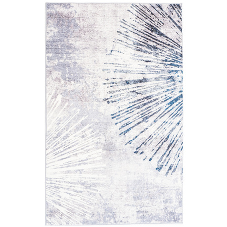 NOVO Strado modern carpet for living room delicate gray pattern velvet Gray Shine 160x200 cm