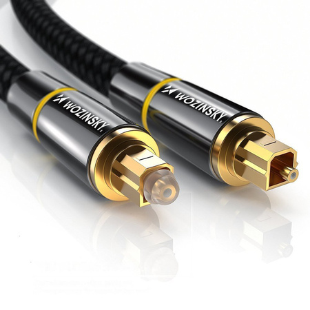 Wozinsky digital optical audio fiber cable Toslink SPDIF 3m black (WOPT-30)