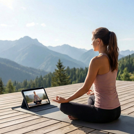 Puzdro grafické na Xiaomi Pad 7 / Pad 7 Pro 11.2 s klapkou / Xiaomi Pad 7 Pro - ochranné so stojanom