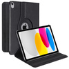 Etui Obrotowe do iPad 10.9 2022 Gen. 10 / iPad 11 2025 A16 Gen. 11, czarne - ochronne z podstawką