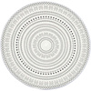 Round carpet NOVO Strado modern oriental pattern for living room Zenith 90x90 cm