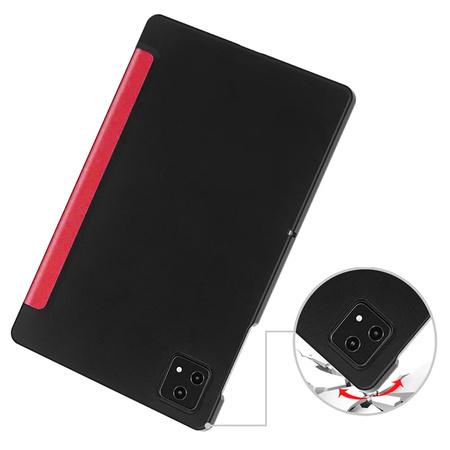 Puzdro Smart Case na T-Mobile T Tablet 5G 10.36, červené - ochranné so stojanom, prístup k portom a tlačidlám