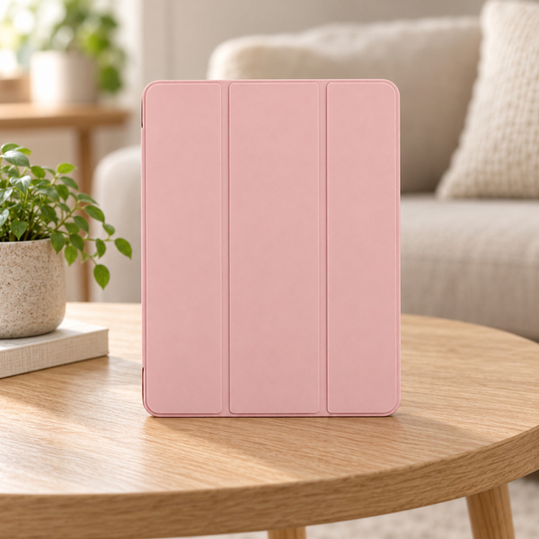 Etui do Galaxy Tab S10 Lite 10.9/ S10 FE/ S9 FE/ S9/ S8 z miejscem na rysik - różowe