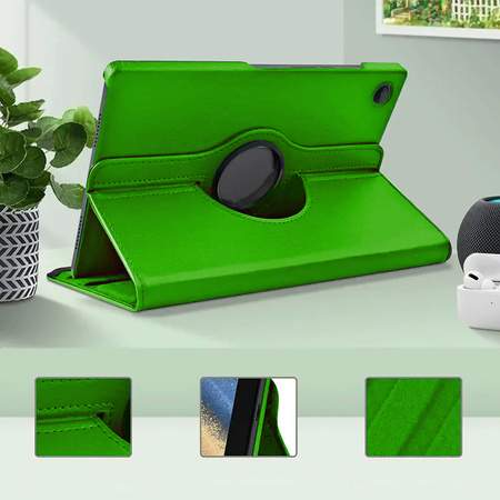 360 Rotating Case for Samsung Galaxy Tab A9 Plus 11 (Green)