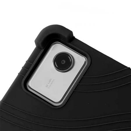 Puzdro Armor na Lenovo Tab M11 10.95 331FC / Tab M11, čierne - ochranné so stojanom, prístup k portom a tlačidlám