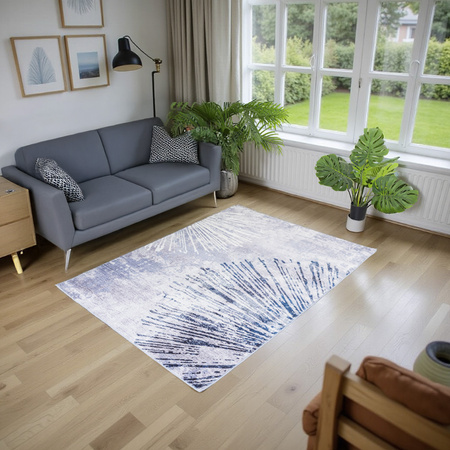 Dywan Novo 160x200 cm, Szary Błysk - miękki do salonu i sypialni