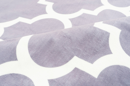 NOVO Strado modern carpet for living room delicate grey velvet pattern Morocco Grey 140x200 cm