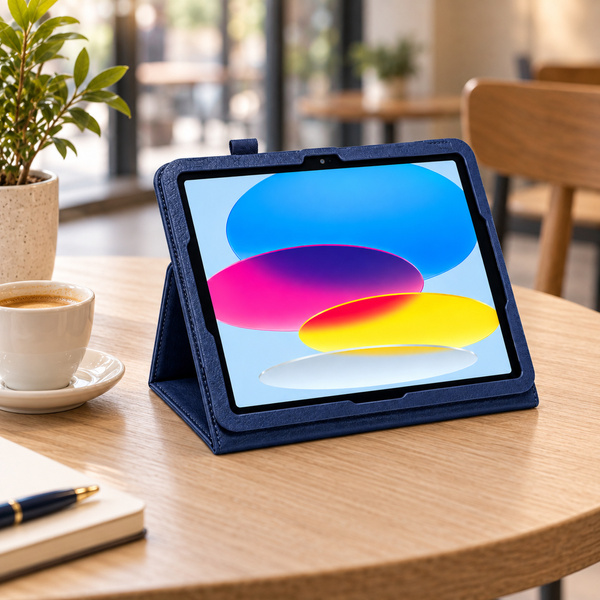 Etui obrotowe do Apple iPad 10.9 2022 gen 10 iPad 11 A16 2025 gen 11 - granatowe