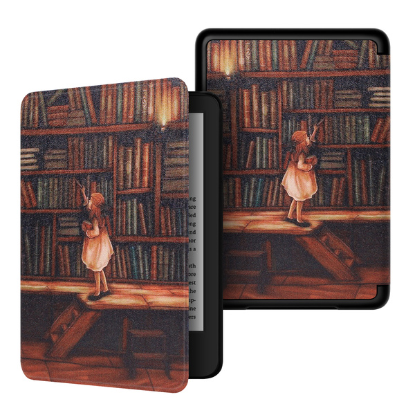 Kindle Paperwhite 6/ Colorsoft/ Signature Edition- Library Girl graphic case